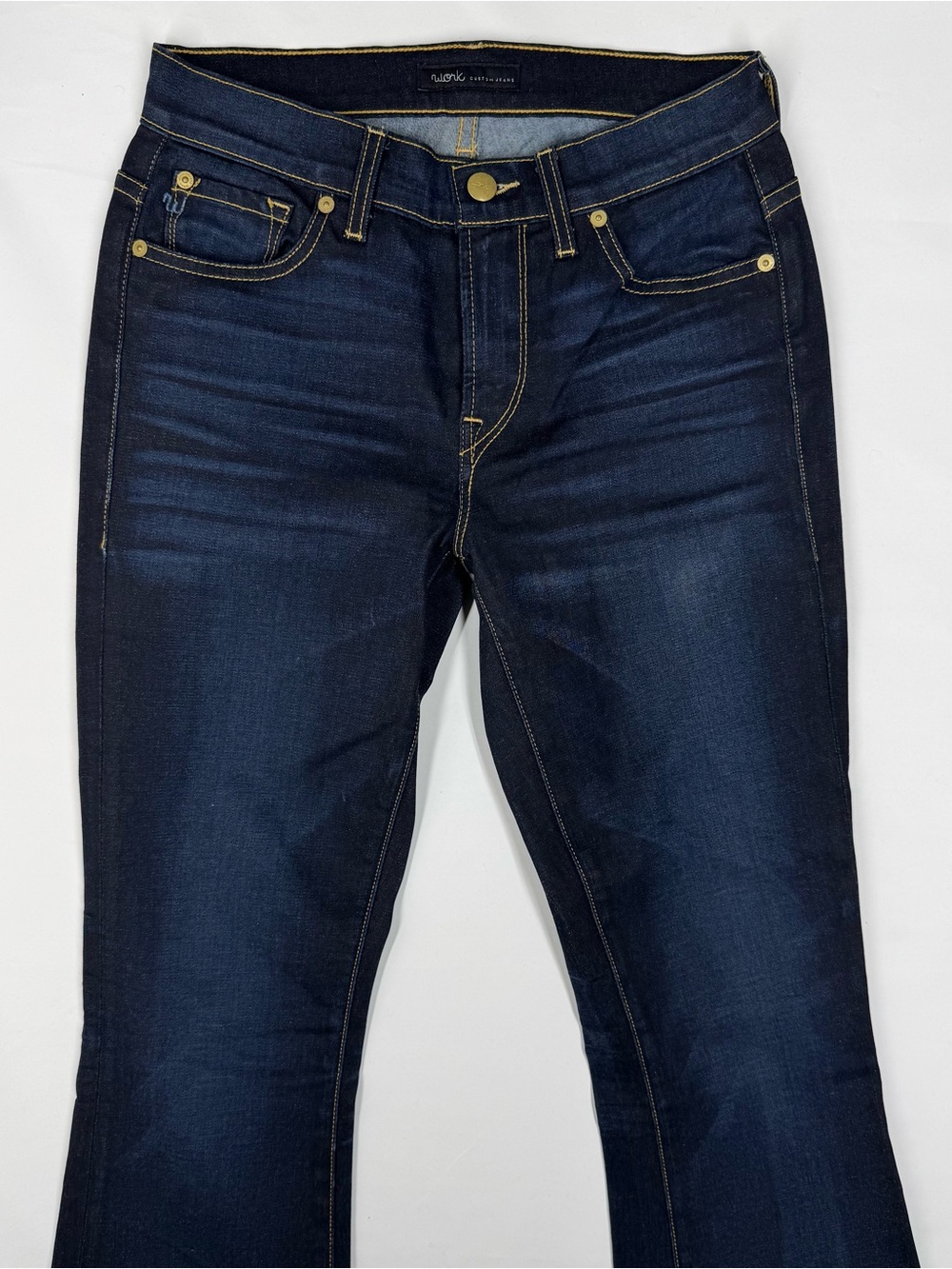 Work Custom Jeans Flared Hem